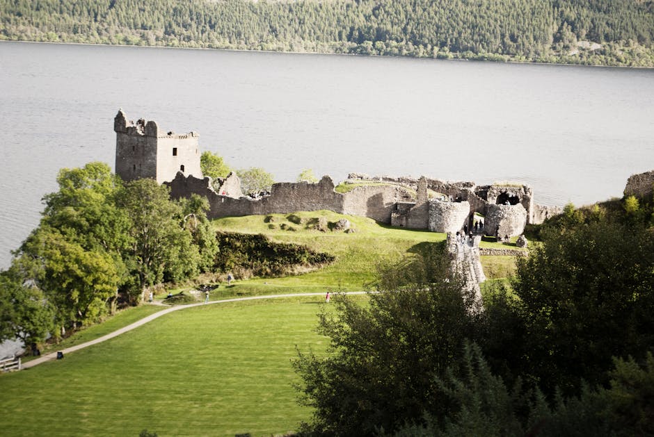 Explore the ruins of Urquhart Castle, beautifully situated on Loch Ness in Scotland.